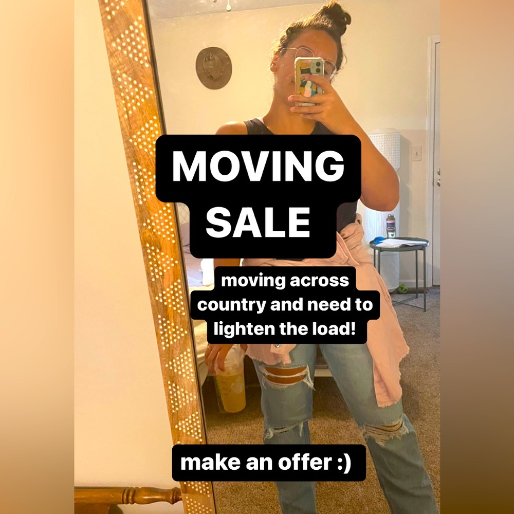 Moving sale